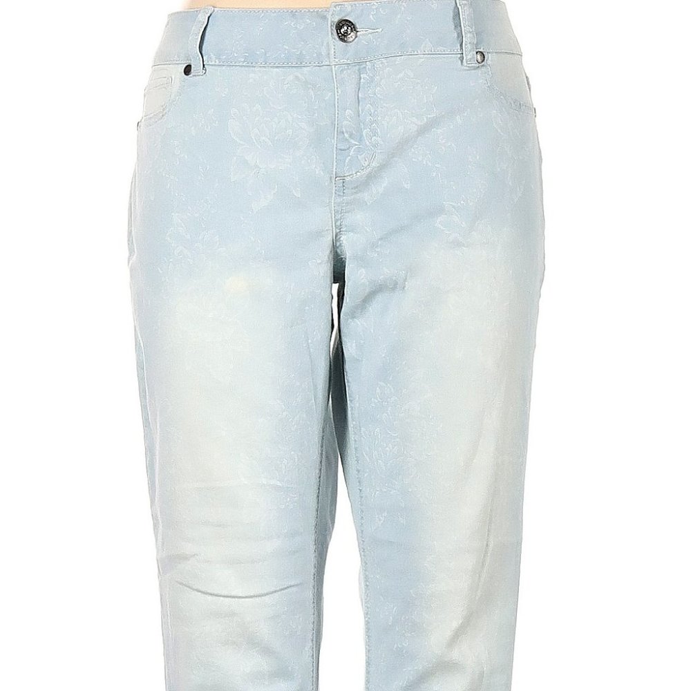 Maurices Floral Pattern Jeans